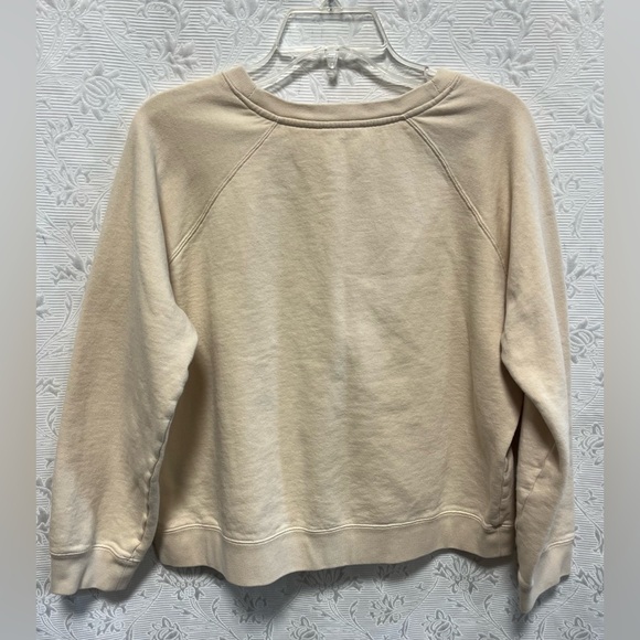 Sezane Cotton Sweatshirt with Red Heart - Picture 2 of 5